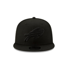 Load image into Gallery viewer, Buffalo Bills New Era NFL 9FIFTY 950 Snapback Cap Hat Black Crown/Visor Black Logo