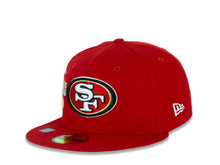 Load image into Gallery viewer, San Francisco 49ers New Era NFL 59FIFTY 5950 Fitted Cap Hat Red Crown/Visor Team Color Logo City Cluster