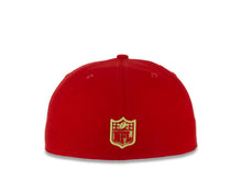 Load image into Gallery viewer, San Francisco 49ers New Era NFL 59FIFTY 5950 Fitted Cap Hat Red Crown/Visor Team Color Logo City Cluster