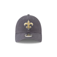 Load image into Gallery viewer, New Orleans Saints New Era NFL 9TWENTY 920 Core Classic Adjustable Cap Hat Gray Crown/Visor Team Color Logo