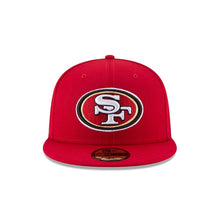 Load image into Gallery viewer, San Francisco 49ers New Era NFL 59FIFTY 5950 Fitted Cap Hat Red Crown/Visor Team Color Logo