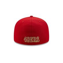 Load image into Gallery viewer, San Francisco 49ers New Era NFL 59FIFTY 5950 Fitted Cap Hat Red Crown/Visor Team Color Logo
