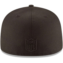 Load image into Gallery viewer, Kansas City Chiefs New Era NFL 59FIFTY 5950 Fitted Cap Hat Black Crown/Visor Black Logo