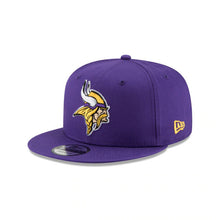 Load image into Gallery viewer, Minnesota Vikings New Era NFL 9FIFTY 950 Snapback Cap Hat Purple Crown/Visor Team Color Logo