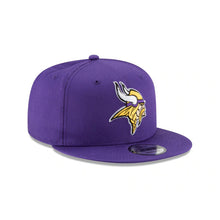 Load image into Gallery viewer, Minnesota Vikings New Era NFL 9FIFTY 950 Snapback Cap Hat Purple Crown/Visor Team Color Logo