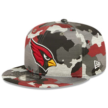 Load image into Gallery viewer, Arizona Cardinals New Era NFL 9FIFTY 950 Snapback Cap Hat Team Color Camo Crown/Visor Team Color Logo (2022 NFL Training Camp)