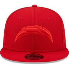 Load image into Gallery viewer, Los Angeles Chargers New Era NFL 59FIFTY 5950 Fitted Cap Hat Red Crown/Visor Red Logo (Color Pack)