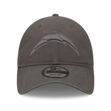 Load image into Gallery viewer, Los Angeles Chargers New Era NFL 9TWENTY 920 Adjustable Cap Hat Dark Gray Crown/Visor Glisten Dark Gray Logo Dark Gray UV (Color Pack)