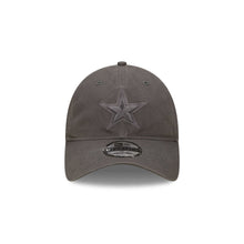 Load image into Gallery viewer, Dallas Cowboys New Era 9TWENTY 920 Adjustable Cap Hat Dark Gray Crown/Visor Dark Gray Logo Dark Gray UV