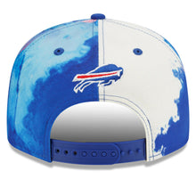 Load image into Gallery viewer, Buffalo Bills New Era NFL 9FIFTY 950 Snapback Cap Hat Royal Blue/White Crown Royal Blue Visor Team Color Logo Gray UV (2022 Sideline Ink)