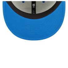 Load image into Gallery viewer, Detroit Lions New Era NFL 9FIFTY 950 Snapback Cap Hat Royal Blue/White Crown Royal Blue Visor Team Color Logo (2022 Sideline Ink)