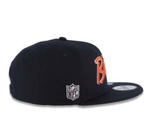 Load image into Gallery viewer, Chicago Bears New Era NFL 9FIFTY 950 Snapback Cap Hat Dark Navy Crown/Visor Orange/White Text Logo