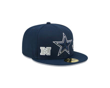 Load image into Gallery viewer, Dallas Cowboys New Era 59FIFTY 5950 Fitted Cap Hat Navy Crown/Visor Team Color Logo (Identity)