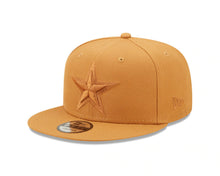 Load image into Gallery viewer, Dallas Cowboys New Era 9FIFTY 950 Snapback Cap Hat Light Brown Crown/Visor Light Brown Logo (Color Pack)