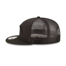 Load image into Gallery viewer, Los Angeles Chargers New Era NFL 9FIFTY 950 Trucker Mesh Snapback Cap Hat Black Crown/Visor Black Logo