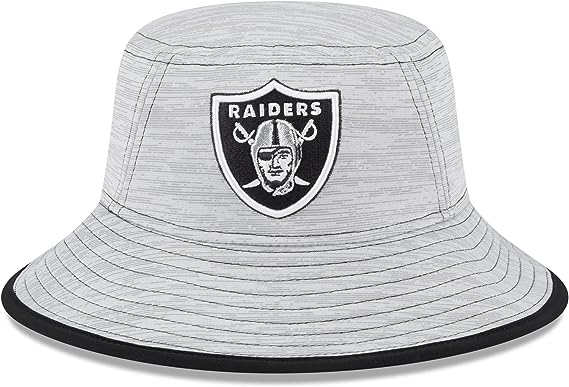 New Era Men's Gray Las Vegas Raiders Game Bucket Hat - Gray