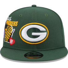 Load image into Gallery viewer, Green Bay Packers New Era NFL 9FIFTY 950 Snapback Cap Hat Green Crown/Visor Team Color Logo (Icon)