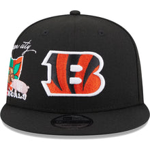 Load image into Gallery viewer, Cincinnati Bengals New Era NFL 9FIFTY 950 Snapback Cap Hat Black Crown/Visor Team Color Logo (Icon)