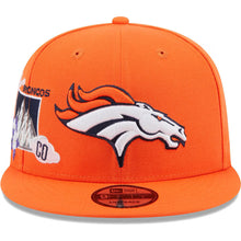 Load image into Gallery viewer, Denver Broncos New Era NFL 9FIFTY 950 Snapback Cap Hat Orange Crown/Visor Team Color Logo (Icon)