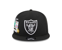 Load image into Gallery viewer, Las Vegas Raiders New Era 9FIFTY 950 Snapback Cap Hat Black Crown/Visor Team Color Logo (Icon)