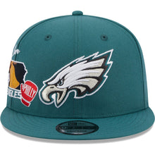Load image into Gallery viewer, Philadelphia Eagles New Era NFL 9FIFTY 950 Snapback Cap Hat Green Crown/Visor Team Color Logo (Icon)