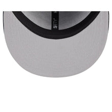 Load image into Gallery viewer, Las Vegas Raiders New Era 59FIFTY 5950 Fitted Cap Hat Black Crown/Visor Team Color Logo (2023 Draft)