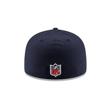 Load image into Gallery viewer, Chicago Bears New Era NFL 59Fifty 5950 Fitted Hat Navy Crown/Visor Orange/White Team Color "C" Logo