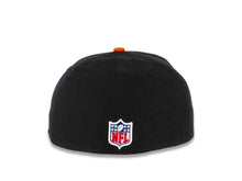 Load image into Gallery viewer, Cincinnati Bengals New Era NFL 59FIFTY 5950 Fitted Sideline Cap Hat Black Crown/Visor Team Color Logo