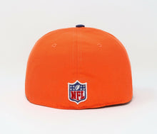 Load image into Gallery viewer, Denver Broncos New Era NFL 59FIFTY 5950 Fitted Cap Hat Orange Crown Navy Visor Team Color Logo (Sideline)