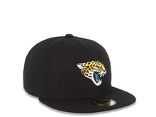 Load image into Gallery viewer, Jacksonville Jaguars New Era NFL 59FIFTY 5950 Fitted Cap Hat Black Crown/Visor Team Color Logo