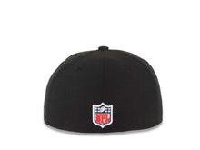 Load image into Gallery viewer, Jacksonville Jaguars New Era NFL 59FIFTY 5950 Fitted Cap Hat Black Crown/Visor Team Color Logo