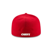 Load image into Gallery viewer, Kansas City Chiefs New Era NFL 59FIFTY 5950 Fitted Sideline Cap Hat Red Crown/Visor Team Color Logo