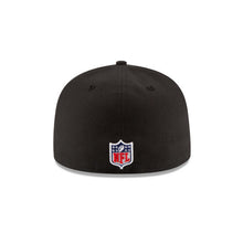 Load image into Gallery viewer, San Francisco 49ers New Era NFL 59FIFTY 5950 Fitted Cap Hat Black Crown/Visor Black/Red Logo (2016 Sideline)