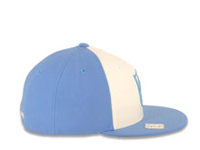 Load image into Gallery viewer, San Diego Chargers Reebok NFL Fitted Cap Hat White/Sky Blue Crown Sky Blue Visor Retro Shield Logo