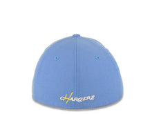 Load image into Gallery viewer, San Diego Chargers Reebok NFL Fitted Cap Hat White/Sky Blue Crown Sky Blue Visor Retro Shield Logo