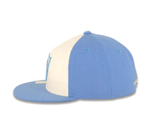 Load image into Gallery viewer, San Diego Chargers Reebok NFL Fitted Cap Hat White/Sky Blue Crown Sky Blue Visor Retro Shield Logo