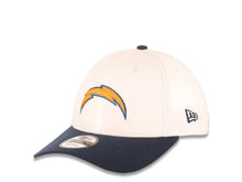 Load image into Gallery viewer, San Diego Chargers New Era NFL 9FORTY 940 Adjustable Cap Hat White Crown Light Navy Blue Visor Team Color Logo