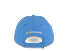 Load image into Gallery viewer, Los Angeles Chargers New Era NFL 9FORTY 940 Adjustable Cap Hat White/Sky Blue Crown Sky Blue Visor Sky Blue/White/Yellow Retro Logo Gray UV