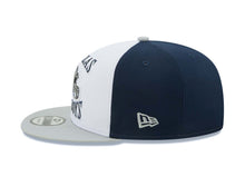 Load image into Gallery viewer, Dallas Cowboys New Era 9FIFTY 950 Snapback Cap Hat White/Navy Crown Gray Visor Team Color Logo (Retro Sport)