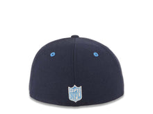 Load image into Gallery viewer, San Diego Chargers Reebok NFL Fitted Cap Hat Navy Blue Crown Sky Blue Visor Team Color Logo Navy Blue Visor