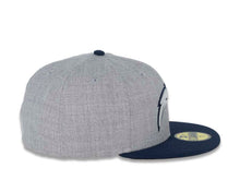 Load image into Gallery viewer, Los Angeles Chargers New Era NFL 59FIFTY 5950 Fitted Cap Hat Heather Gray Crown Navy Visor Gray/Navy Logo