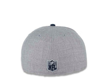 Load image into Gallery viewer, Los Angeles Chargers New Era NFL 59FIFTY 5950 Fitted Cap Hat Heather Gray Crown Navy Visor Gray/Navy Logo