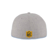 Load image into Gallery viewer, Green Bay Packers New Era NFL 59FIFTY 5950 Fitted Heather Cap Hat Gray Crown Green Leopard Pattern Visor Team Logo (Leopardvize)