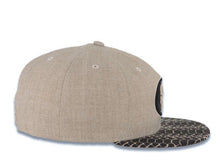 Load image into Gallery viewer, San Francisco 49ers New Era NFL 59FIFTY 5950 Fitted Heather Cap Hat Gray Crown Black Visor Team Color Logo Snake Vizer