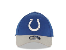 Load image into Gallery viewer, Indianapolis Colts New Era NFL 39THIRTY 3930 Flexfit Cap Hat Royal Blue Crown Gray Visor Team Color Logo