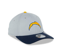 Load image into Gallery viewer, Los Angeles Chargers New Era NFL 59FIFTY 5950 Fitted Cap Hat Gray Crown Navy Visor Team Color Logo Yellow UV