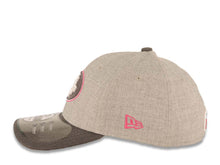 Load image into Gallery viewer, San Francisco 49ers New Era 39THIRTY 3930 Flexfit Breast Cancer Awareness Cap Hat Gray Crown Dark Gray Visor Pink/Gray Logo