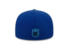 Load image into Gallery viewer, San Diego Chargers New Era NFL 59FIFTY 5950 Fitted Cap Hat Heather Navy Crown Heather Sky Blue Visor Team Color Logo