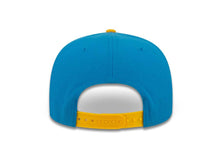 Load image into Gallery viewer, San Diego Chargers New Era NFL 9FIFTY 950 Snapback Cap Hat Sky Blue Crown Yellow Visor Retro Horse/Shield Team Color Logo (Baycik)