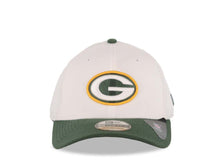 Load image into Gallery viewer, Green Bay Packers New Era NFL 39THIRTY 3930 Flexfit Cap Hat White Crown Green Visor Team Color